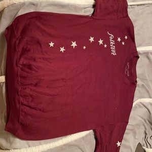 Taylor Swift “stars around my scars” pullover red